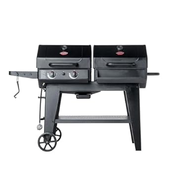 grill smoker flat top combo