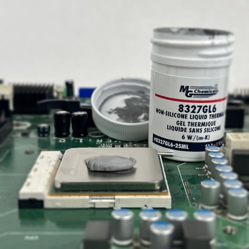 Image of MG Chemicals 8327GL6-25ML Non-Silicone Liquid Thermal Gel 6 W /(m.K), 54g, 1-Part Jar