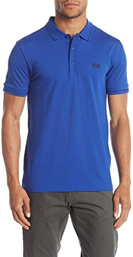 Hugo Boss Mens Paule Moisture Manager Slim Fit Polo 50277329 (Medium Blue 424, XX-Large)