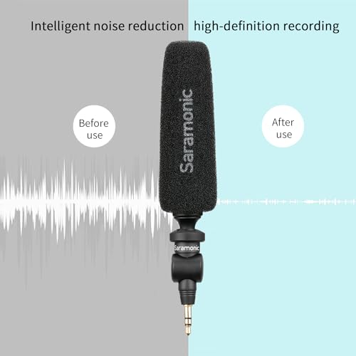 Image of Saramonic SmartMic5 Unidirectional Micro-Shotgun Microphone w / 3.5mm TRS Output for Cameras, Recorders & More