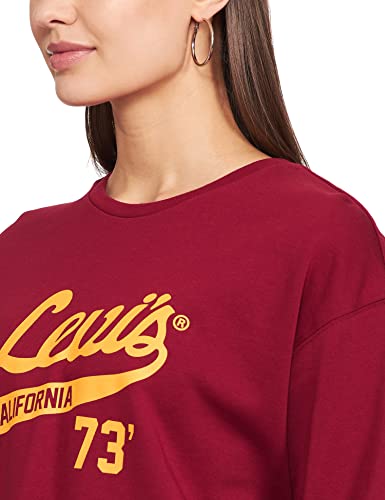 Image of Levi's Women's Cotton Regular Fit Styled Crew Neck Sweatshirt