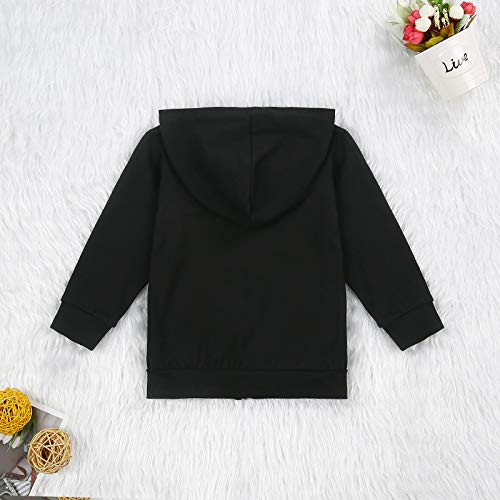 Mubineo Toddler Girl Boy Basic Plain Long Sleeve Lightweight Hood Jacket Cotton Hoodie Sweatshirt3