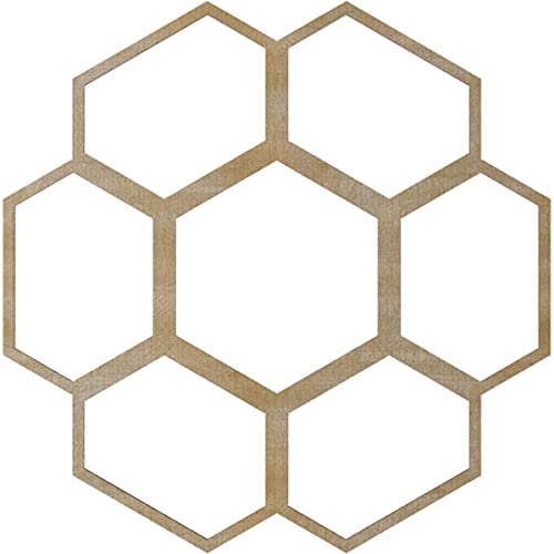 Image of Ekena Millwork 30 inchOD x 10 1 /2 inchID x 3 /8 inchT Florin Wood Fretwork Pierced Ceiling Medallion, Birch
