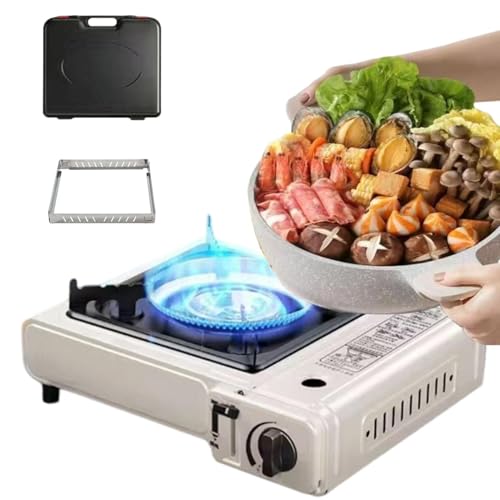 Brûleur de cuisson à cassette compact pour randonnée et cuisinière de camping
