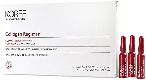 Korff Collagen Regimen - Fiale Tonificanti Viso Compattezza e Anti-Age, 7 Fiale