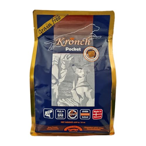 Lakse Kronch Pocket Hundesnacks Leckerlies Getreidefrei 600g