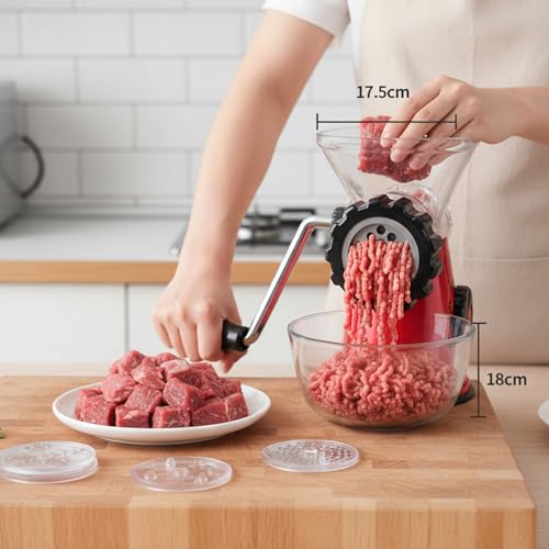 Hachoir à viande manuel polyvalent et machine à saucisses maison avec lames
