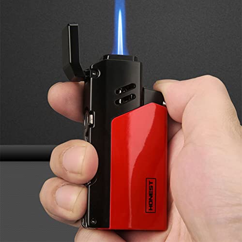 Encendedor Jet Torch recargable con llama ajustable miniatura 2