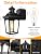 Slypadan Porch Lights with GFCI Outlet, Motion Sensor Outdoor Lights, Dusk to Dawn Exterior Light Fixture, 3 Lighting Modes Waterproof Aluminum Black Outside Wall Sconce for House, Front Door, Garage