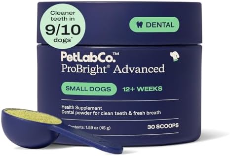 PetLab Co. ProBright Advanced Dental Powder - Dog Breath Freshene...