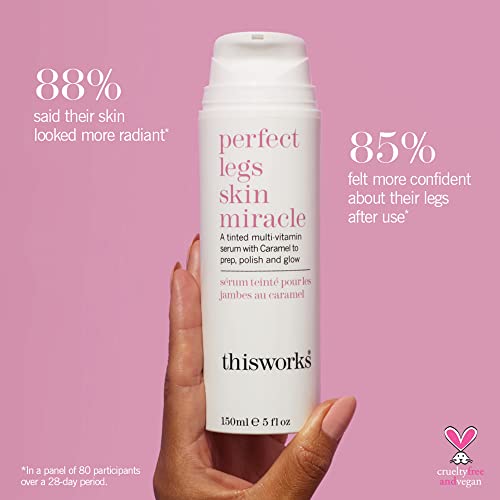 This Works Perfect Legs Skin Miracle, 150 ml, Multi-Vitamin Enriched Tinted Serum for a Natural Glow for All Skin Tones - Image 2