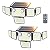 SZPOWER 3000LM Solar Lights Outdoor Waterproof, 6 Heads Solar Flood Lights Outdoor with 2 Motion Sensor, 310 LED Motion Light with Remote Control for Yard Outside House Patio 2 Pack