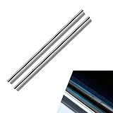 Yidcidu 2PCS Car Rubber Side Window Wiper Blades, Auto Door Glass Insert Strips, Universal Water-resistant Noise Reduction Gap Filler for Cars SUVs Trucks (Black)