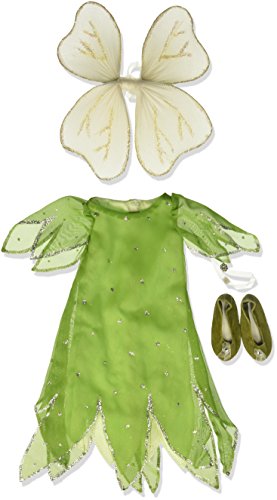 Fairy Dream Doll Dress, Wings, Shoes & Necklace for 18