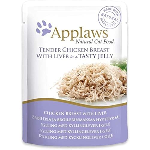 Applaws Cat Wet Food Chicken with Liver Flavor Tasty Jelly Pouch 70gram