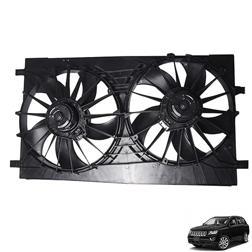 TJHSM Radiator Condenser Cooling Fan Replacement for Compass 2013-2017 by TJHSM - Used condition - US$54.82