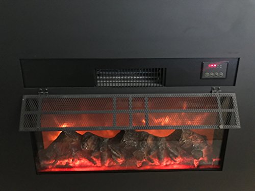 Aa Warehousing Y-Décor True Flame Electric Fireplace Insert By 30" With Front Surround #TOP7