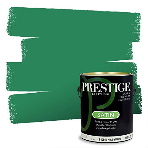 Prestige Exterior Paint and Primer in One, Arlington Green, Satin, 1 Gallon