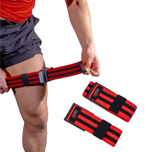 MuscleForge Occlusion Training Bands, Blood Flow Restriction Bands for Arms & Legs