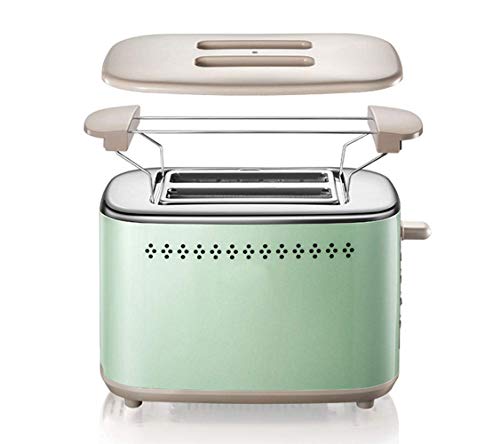 Retro 2 Stück Edelstahl - Toaster Mit Bagel , Abbrechen , Defrost Fuction Und Extra Wide Slots , 6 Shade Einstellungen , Herausnehmbare Krümelschublade Und Adjustable Toasten Dial , Rosa Nützlich – Bild 3
