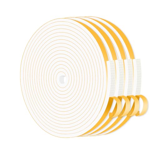 Burlete Puerta Entrada,Burlete Puerta,Tira De Sellado Cr De Alta Densidad,Aislante Termico Ventanas Blanco,6mm X 3mm X 20m Burlete Puerta Entrada,Burlete Puerta,Tira De Sellado Cr De Alta Densidad,Aislante Termico Ventanas Blanco,6mm X 3mm X 20m