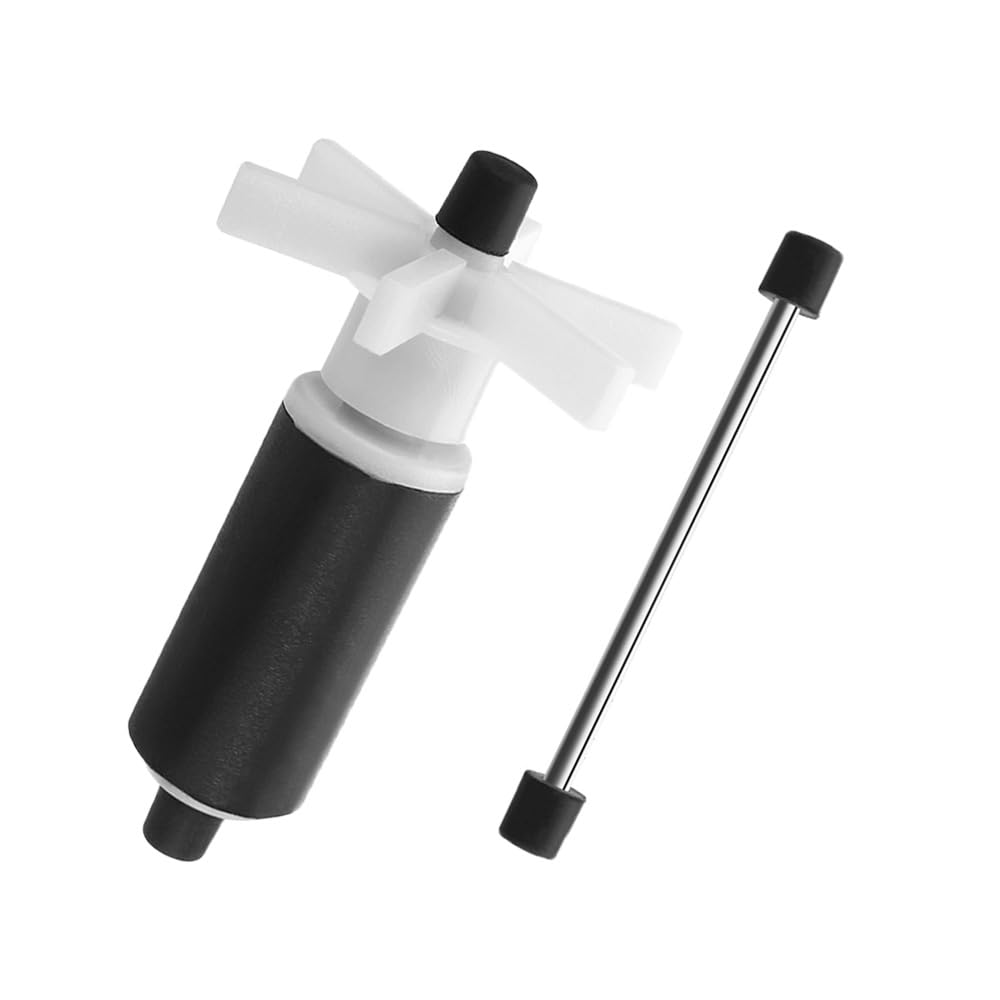 Lot de 2 turbines de rotor de pompe submersible, turbine de pompe à eau, joint libre, filtre magnétique haute efficacité, turbine de rotor d'aquarium, résistant à l'usure et à faible bruit