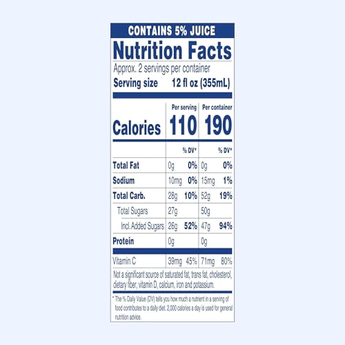 Image of AriZona Blueberry White Tea - Big Can, 22 Fl Oz (12 Pack)