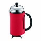 Bodum Nero Thermal Neoprene 8-Cup French Press Coffee Coat, Red