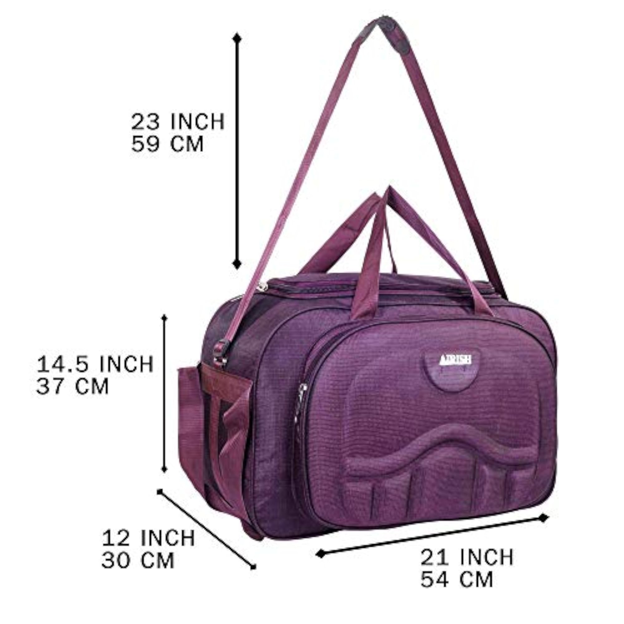 Polyester 30 Cms Duffle Bag, Stylish and Compact