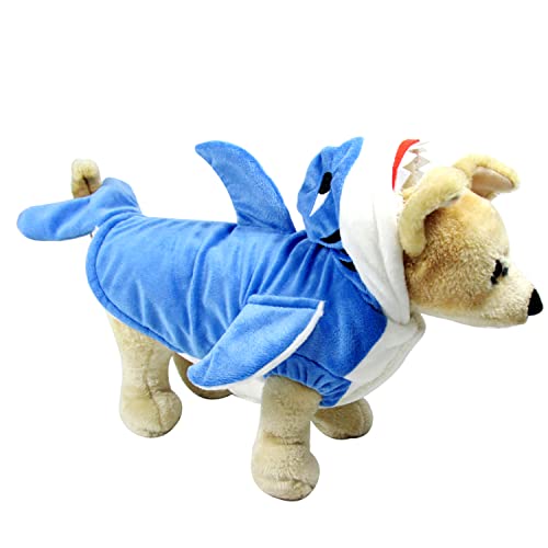 Disfraz para perro y gato tiburón XXL Yoption miniatura 4