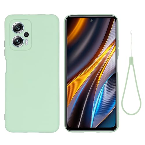 Funda para teléfono a prueba de caídas Compatible con Xiaomi Redmi Note 12T Pro Funda Compatible with teléfono Anti-rayado Delgada Silicona líquida Suave TPU Goma Protección completa Compatible with c