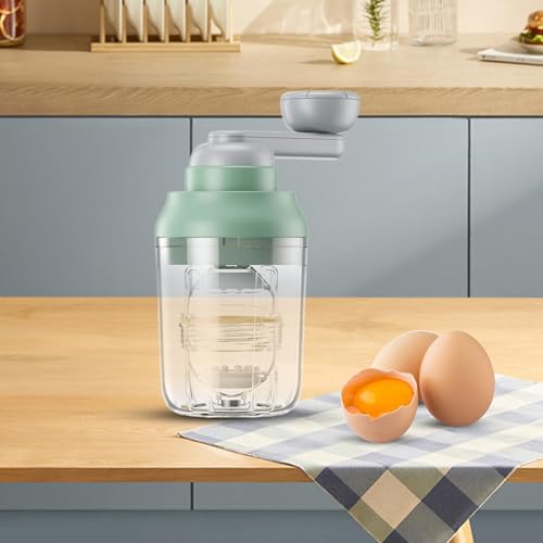 Spinner de huevos hervido duro con batidora manual de cocina 6