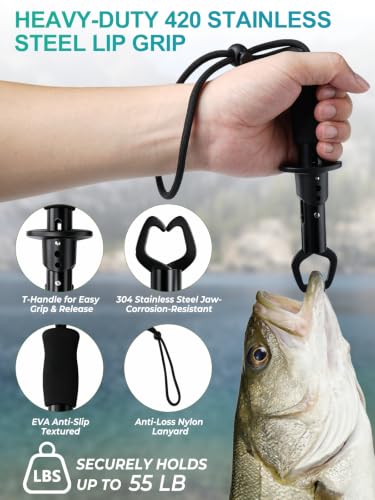 Jenseits Fishing Backpack Kit con Caja de Aparejos, Kit de Herramientas de Pesca, 130 piezas miniatura 5