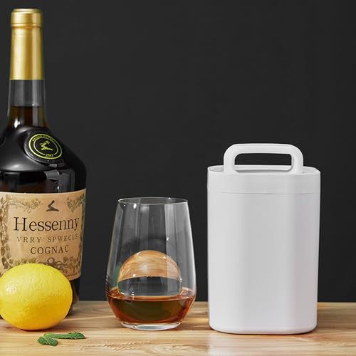 Kristallklare Eiswürfelbereiter, 1 große 5,6 cm, reine Eiskugel-Silikonform, luftdichte Form für Cocktails, Whiskey, Getränke