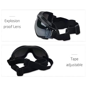 Sanplmg Dog Soft Cute Sunglassespet Gogglesflexible Framewind Proofdust Proofeye Protectionwith Adjustable Strapsfor Medium Dogsfor Long Snout Dogs Cyclingskimotorcycle 1packblackgray  Cucciolini Doodles Sanplmg dog soft cute sunglassespet gogglesflexible framewind proofdust proofeye protectionwith adjustable strapsfor medium dogsfor long snout dogs cyclingskimotorcycle 1packblackgray   cucciolini doodles