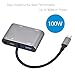 AISONK USB C to HDMI VGA Adapter, 5-in-1 USB C Hub, USB C to USB Adapter, USB 3.0 OTG Charging Power PD Port Compatible iPhone 15/16, MacBook Pro/Air 2023, iPad Pro, Galaxy S8/S9