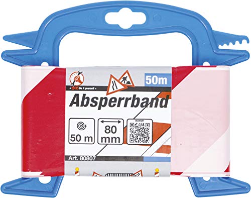 BGS Diy 80807, Red/White, 50 m x 80 mm - Image 3