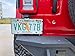 Rear License Plate Holder Frames with Light Fits for 2018-2024 Jeep Wrangler JL JLU License Plates Mounting Bracket