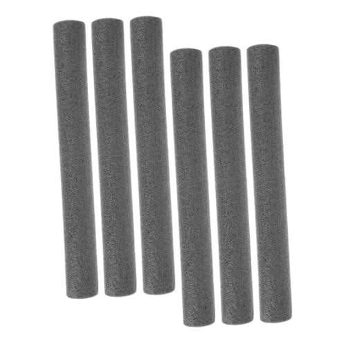 INOOMP 6pcs Trampoline Pole Covers Black Foam Sleeves for Protective Enclosure Soft Material Safety Barrier Easy Installation Replacement Parts for Trampolines