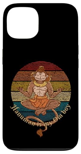Funny Hanuman Is My Om Boy �q���h�D�[���̐_�Ɛ_�̃��@�i�� �X�}�z�P�[�X iPhone 13 �p