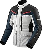 CHAQUETA DE HOMBRE TEJIDO REVIT SAFARI 3 NEGRO PLATA AZUL ROJO TAMAÑO XL