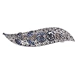  Strass Blätter Haarspange Haarklammer Haarclip Haar Spange Hair Barrette - Blau