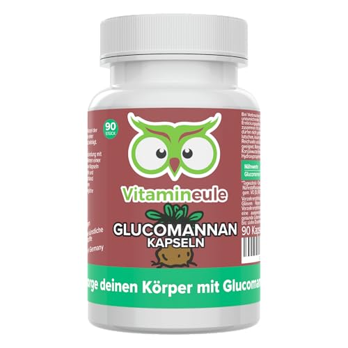 Glucomannan Kapseln mit 500 mg aus Konjakwurzel – vegan und hochdosiert