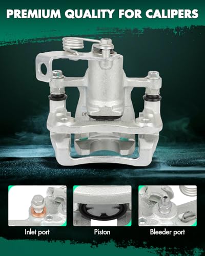Image of SCITOO Rear Right Brake Caliper With Bracket 19B6810 Compatible For Kia For Rio 2012-2017