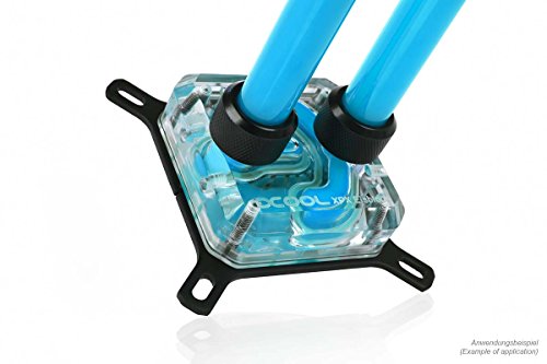 Alphacool 18553 Eiswasser Pastel Blue UV-Active premixed coolant 1000ml Water Cooling Water additives - Thumbnail 2
