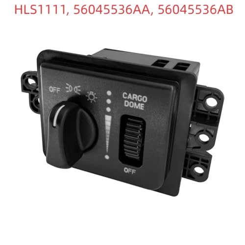 Interruptor de luces de faro delantero con atenuador 56045536AB Dodge Ram 1500 2