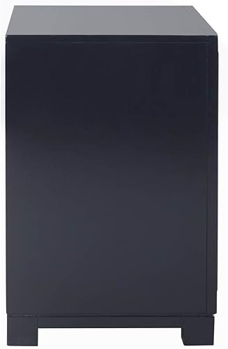 Miniatura 6 de Safavieh Home Collection - Mesita de noche con llave griega de 3 cajones Raina Navy