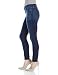 7 For All Mankind Women's Midrise Skinny Jean with Contrast Squiggle