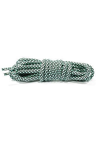Fully Laced Rope Laces Tiffany Aqua Black 36