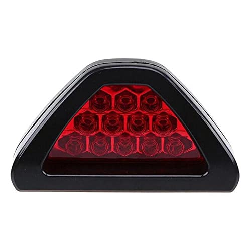 Feu stop arrière à LED style F1 triangulaire 12V universel pour auto